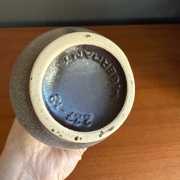 Scheurich 227 18 vintage ceramic vase in gray shades  West Germany - Picture 3 of 10